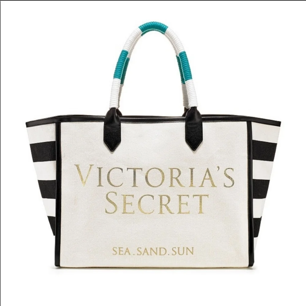 Victorias Secret Canvas Tote Bag - Picture 4 of 5